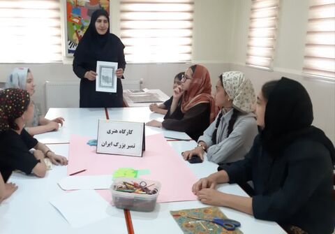 تجلی هویت ایرانی در دستان اعضای نوجوان کانون پرورش فکری آذربایجان‌غربی
