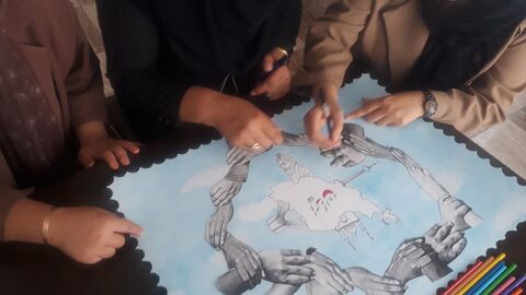 تجلی هویت ایرانی در دستان اعضای نوجوان کانون پرورش فکری آذربایجان‌غربی