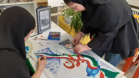 تجلی هویت ایرانی در دستان اعضای نوجوان کانون پرورش فکری آذربایجان‌غربی