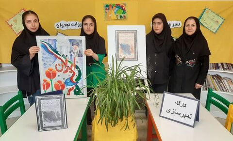 تجلی هویت ایرانی در دستان اعضای نوجوان کانون پرورش فکری آذربایجان‌غربی