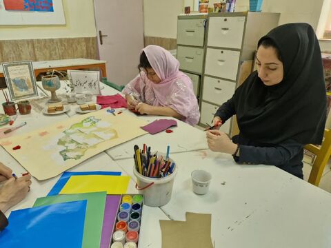 تجلی هویت ایرانی در دستان اعضای نوجوان کانون پرورش فکری آذربایجان‌غربی