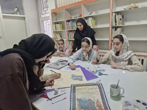 تجلی هویت ایرانی در دستان اعضای نوجوان کانون پرورش فکری آذربایجان‌غربی