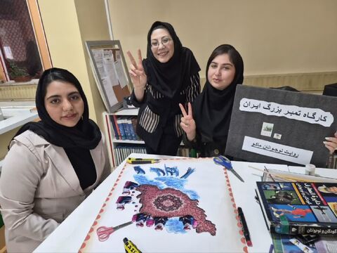 تجلی هویت ایرانی در دستان اعضای نوجوان کانون پرورش فکری آذربایجان‌غربی