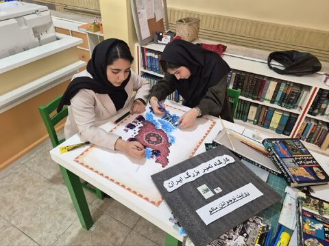 تجلی هویت ایرانی در دستان اعضای نوجوان کانون پرورش فکری آذربایجان‌غربی