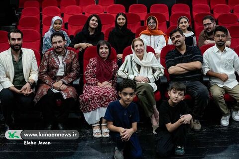 هنرمندان  در  اجرای نمایش «بستور سپهسالار کوچک»