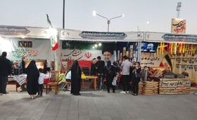 برپایی غرفه فرهنگی، هنری و ادبی کانون آذربایجان شرقی در عمارت کلاه فرنگی باغ‌شمال تبریز