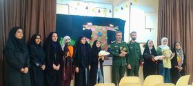 پیمان نوجوانان کازرونی با مدافعان وطن در نمایش درخت رها