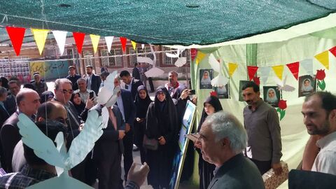 گزارش تصویری حضورمربیان مراکز نیشابور در آیین زنگ اول مهر