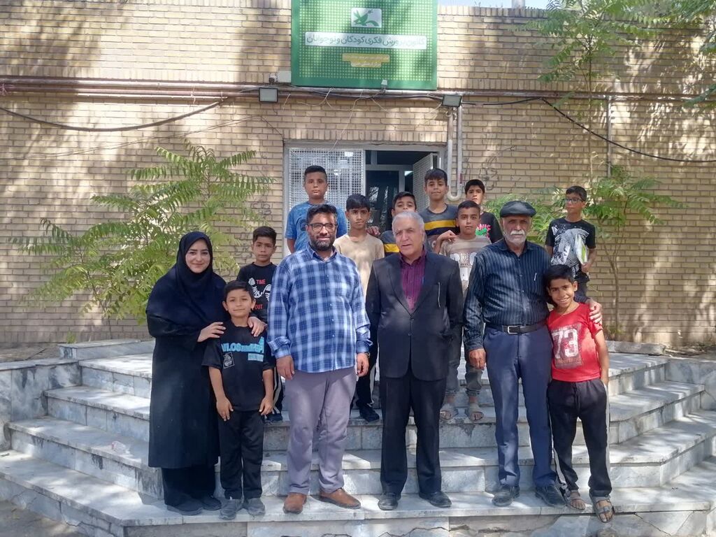 بازدید بخشدار رضویه ازمرکز فرهنگی، هنری کانون در روستای جیم‌آباد