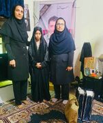 دیدار مسئول  و عضو مرکز سیریک با خانواده شهید امید عربی در هفته دفاع مقدس
