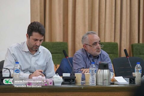 فرهاد آقابیگی و علی بینش پنجمین نشست مدیران ارشد کانون
