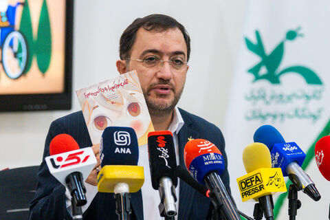 حامد علامتی، مدیرعامل کانون در نشست خبری هفته ملی کودک ۱۴۰۵