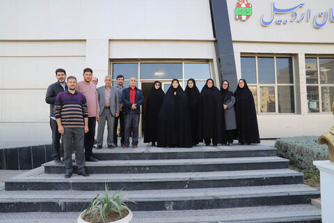 گزارش تصویری | بازدید مدیرکل، معاونان و کارشناسان کانون استان اردبیل از نمایشگاه عملیات رمضان