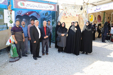 گزارش تصویری | بازدید مدیرکل، معاونان و کارشناسان کانون استان اردبیل از نمایشگاه عملیات رمضان