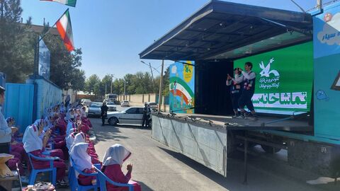 تماشاخانه سیار کانون در گلپایگان؛ روایت نمایشی وطن، مقاومت و همدلی در قاب هنر
