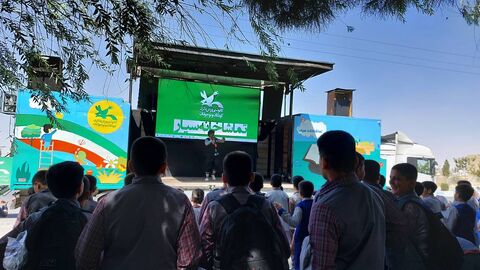 تماشاخانه سیار کانون در گلپایگان؛ روایت نمایشی وطن، مقاومت و همدلی در قاب هنر