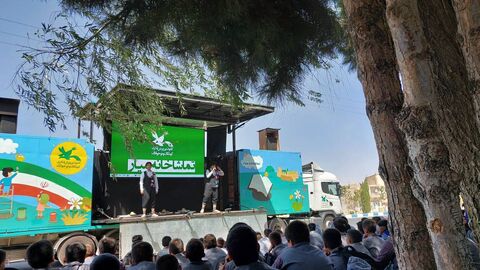 تماشاخانه سیار کانون در گلپایگان؛ روایت نمایشی وطن، مقاومت و همدلی در قاب هنر