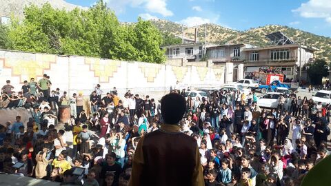 کرمانشاه.  تماشاخانه سیار. شاهو