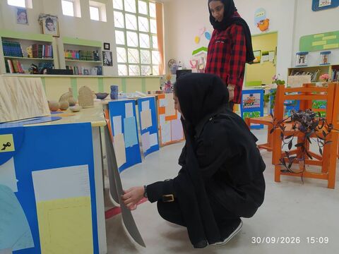 گزارش تصویریی | جلوه‌های خلاقیت هنری در نمایشگاه «نقش و نگار» مرکز ۳ کانون اردبیل