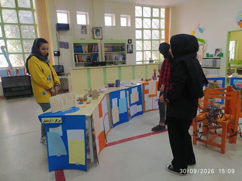 گزارش تصویریی | جلوه‌های خلاقیت هنری در نمایشگاه «نقش و نگار» مرکز ۳ کانون اردبیل