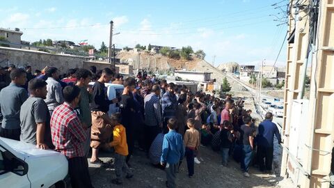کرمانشاه.  تماشاخانه سیار.  روستای چم‌زرشک