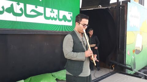 کرمانشاه، اجرای سیزدهم تماشاخانه سیار در ثلاث باباجانی