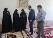 دیدارمدیرکل کانون استان ایلام بامادران شهدادرهفته دفاع مقدس