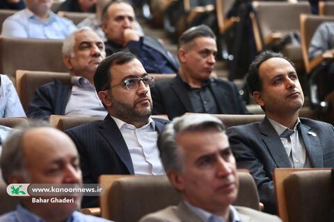 حامدعلامتی، مدیرعامل کانون  در آیین گشایش هفته جهانی فضا