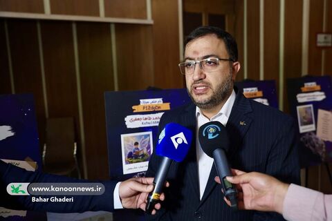 حامدعلامتی، مدیرعامل کانون  در آیین گشایش هفته جهانی فضا