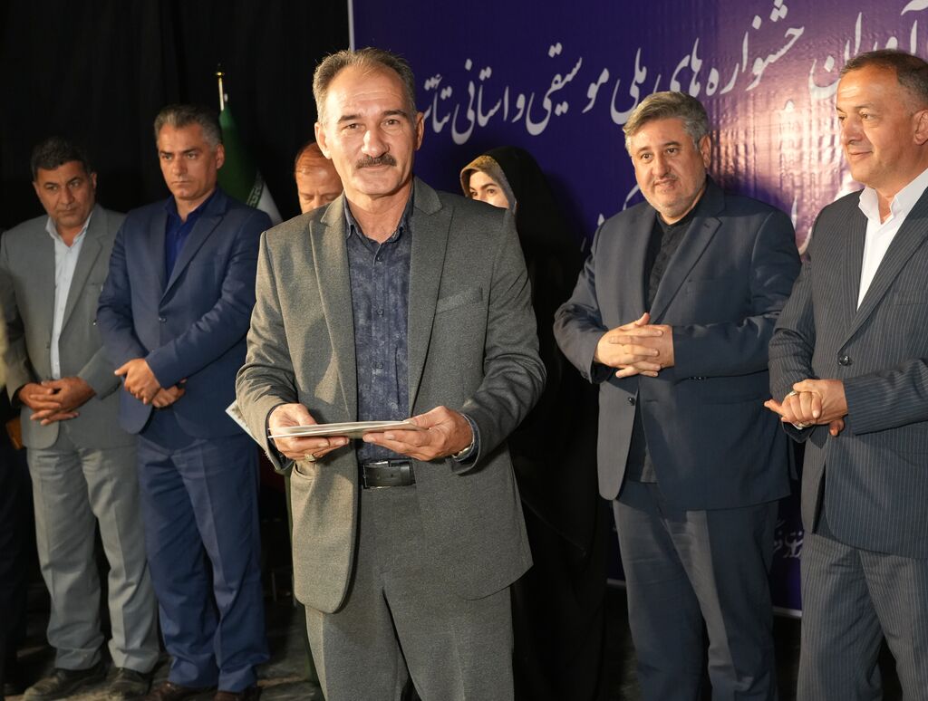 آیین تجلیل از مقامآوران جشنوارههای ملی موسیقی، تئاتر و قصهگویی در میانه