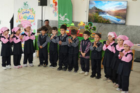 جشن رنگارنگ شکوفه‌ها در پیش‌دبستانی «دارا و سارا»