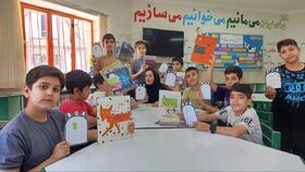 مرحله اول مسابقه کتابخوانی «کوله‌پشتی امید» به یاد کودکان میناب، در جوانرود به پایان رسید