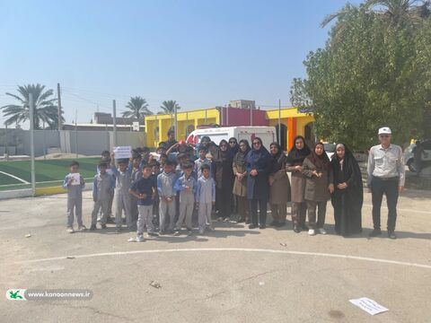 آموزش ایمنی در روز آتشنشان در مراکز کانون استان بوشهر