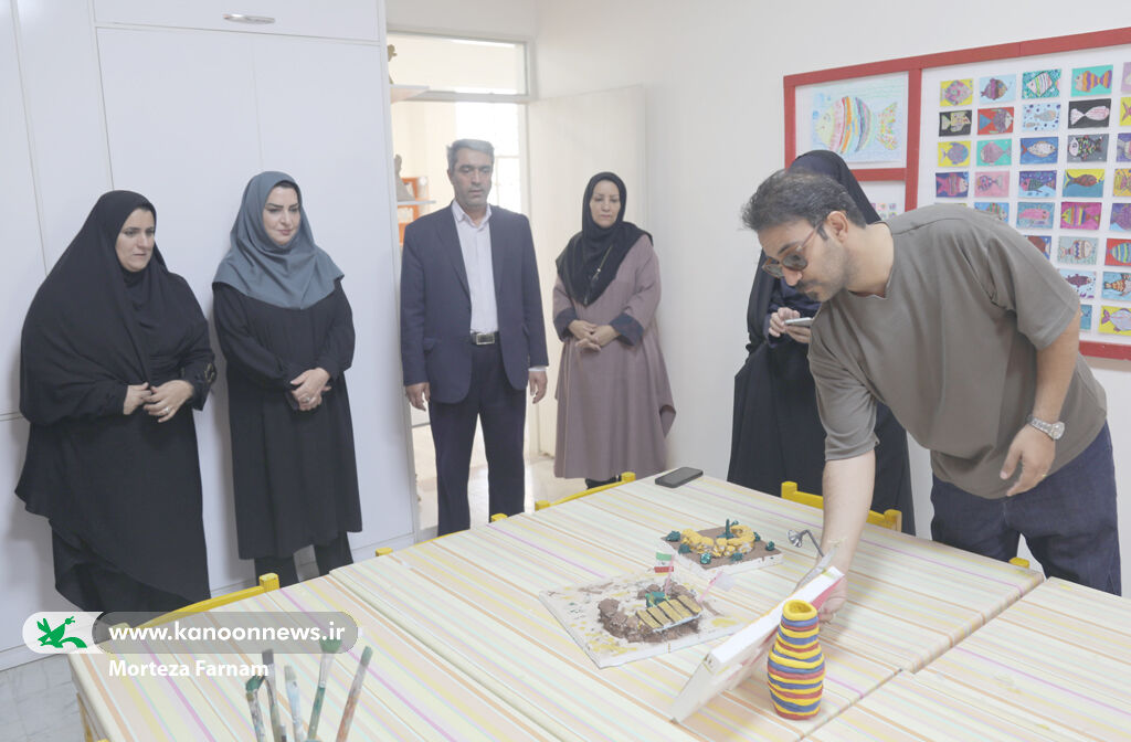 سرپرست کانون پرورش فکری کودکان و نوجوانان یزد از مراکز فرهنگی هنری بازدید کرد