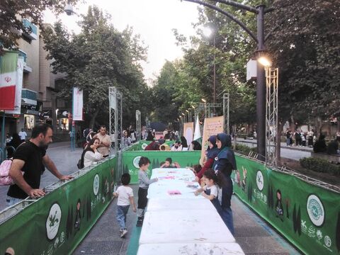 شکوفایی هنر و خلاقیت در گذر فرهنگی چهارباغ همزمان با هفته ملی کودک و جشنواره بین‌المللی فیلم اصفهان