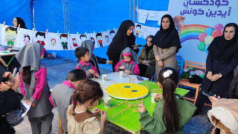 طنین یاد شهدای کودک در اولین روز هفته ملی کودک با جشنواره بادبادک‌ها در سرعین