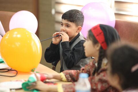 در نخستین روز هفته ملی کودک؛ استاندار البرز پای صحبت کودکان نشست