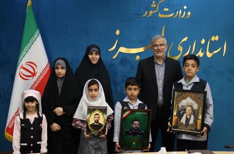 در نخستین روز هفته ملی کودک؛ استاندار البرز پای صحبت کودکان نشست