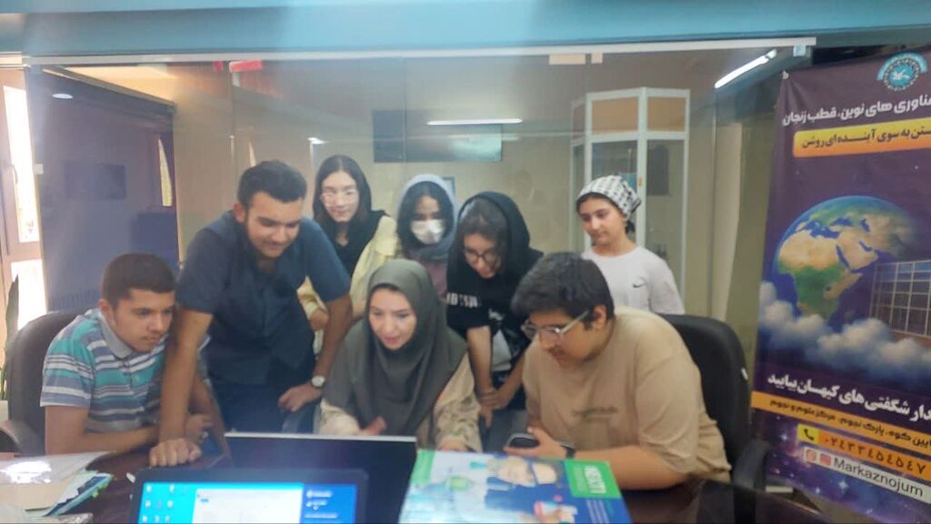 نوجوانان زنجانی در جستوجوی آسمان؛ کشف ۵ سیارک در یک تجربه واقعی پژوهشی