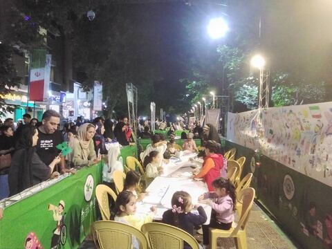 امیدآفرینی اجتماعی با شکوفایی هنر و خلاقیت در گذر فرهنگی چهارباغ همزمان با هفته ملی کودک و جشنواره بین‌المللی فیلم‌های کودکان و نوجوانان اصفهان