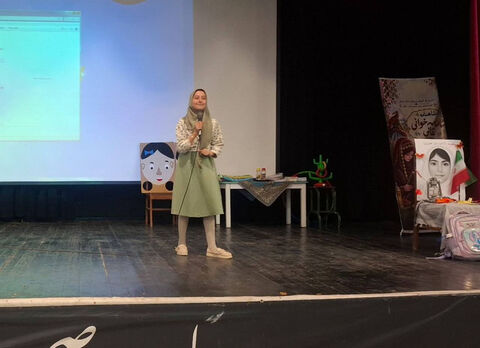 گرامیداشت شهدای کودک میناب در جشن کودکان خلخال