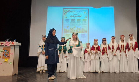 گرامیداشت شهدای کودک میناب در جشن کودکان خلخال