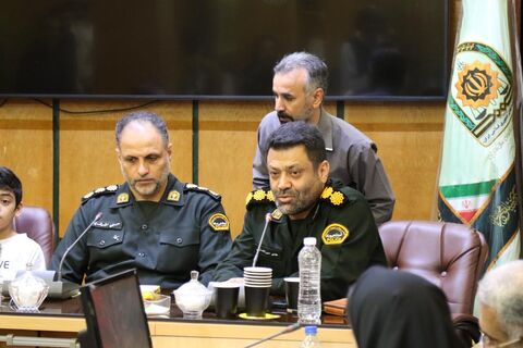 دیدار اعضای کانون پرورش فکری مازندران با فرماندهی انتظامی استان در هفته ملی کودک