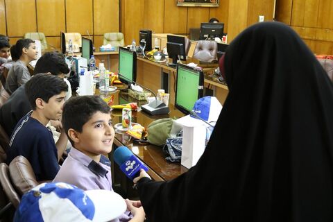 دیدار اعضای کانون پرورش فکری مازندران با فرماندهی انتظامی استان در هفته ملی کودک