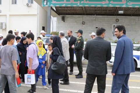 دیدار اعضای کانون پرورش فکری مازندران با فرماندهی انتظامی استان در هفته ملی کودک