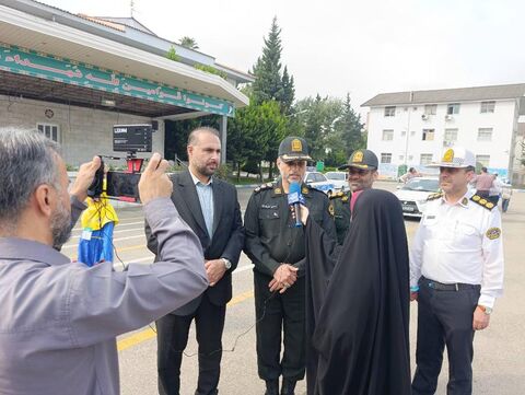 دیدار اعضای کانون پرورش فکری مازندران با فرماندهی انتظامی استان در هفته ملی کودک