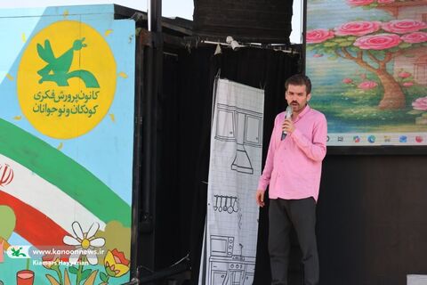روز پنجم تماشاخانه سیار در بهرام‌آباد