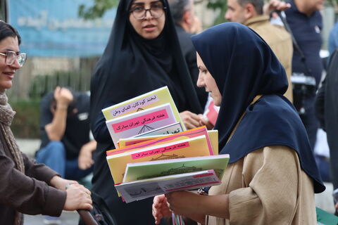 خیابان حجاب میزبان شادپیمایی کودکان در آغاز هفته ملی کودک شد