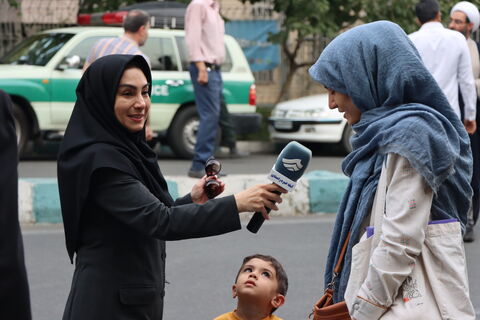 خیابان حجاب میزبان شادپیمایی کودکان در آغاز هفته ملی کودک شد