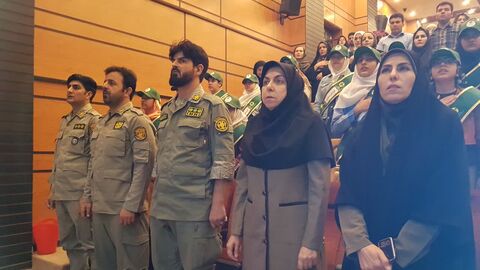 کرمانشاه.  آیین پایانی ماموریت ماکان
